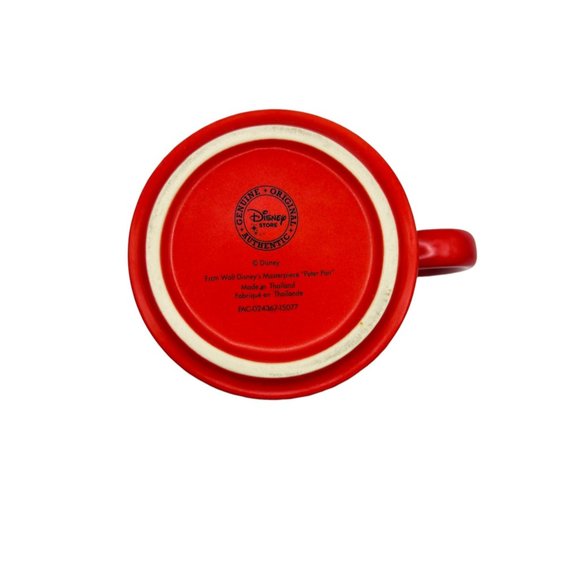 Disney Peter Pan Classic Animation Tinker Bell Red Ceramic Coffee Mug - Picture 7 of 8